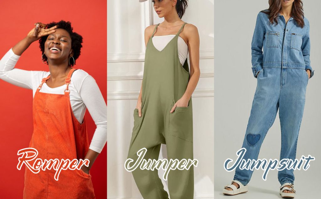 Jumper vs romper vs jumpsuit