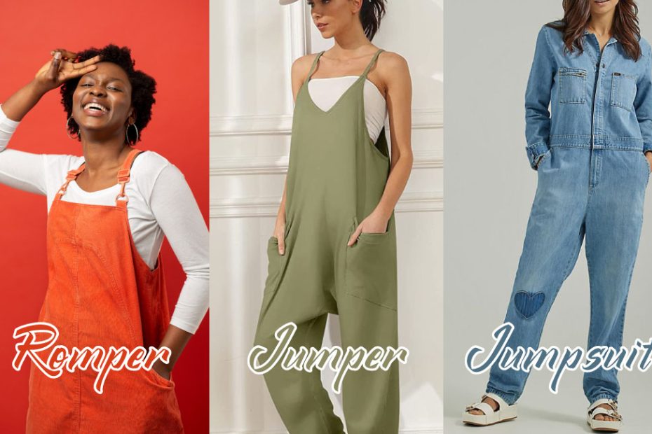 Jumper vs romper vs jumpsuit