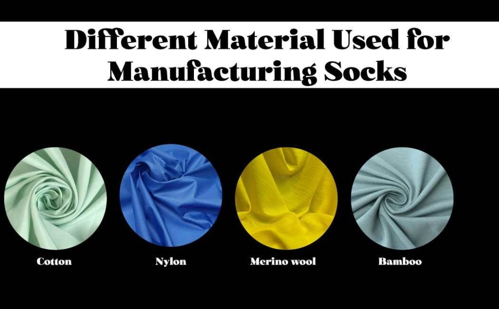 Name of materials used in socks