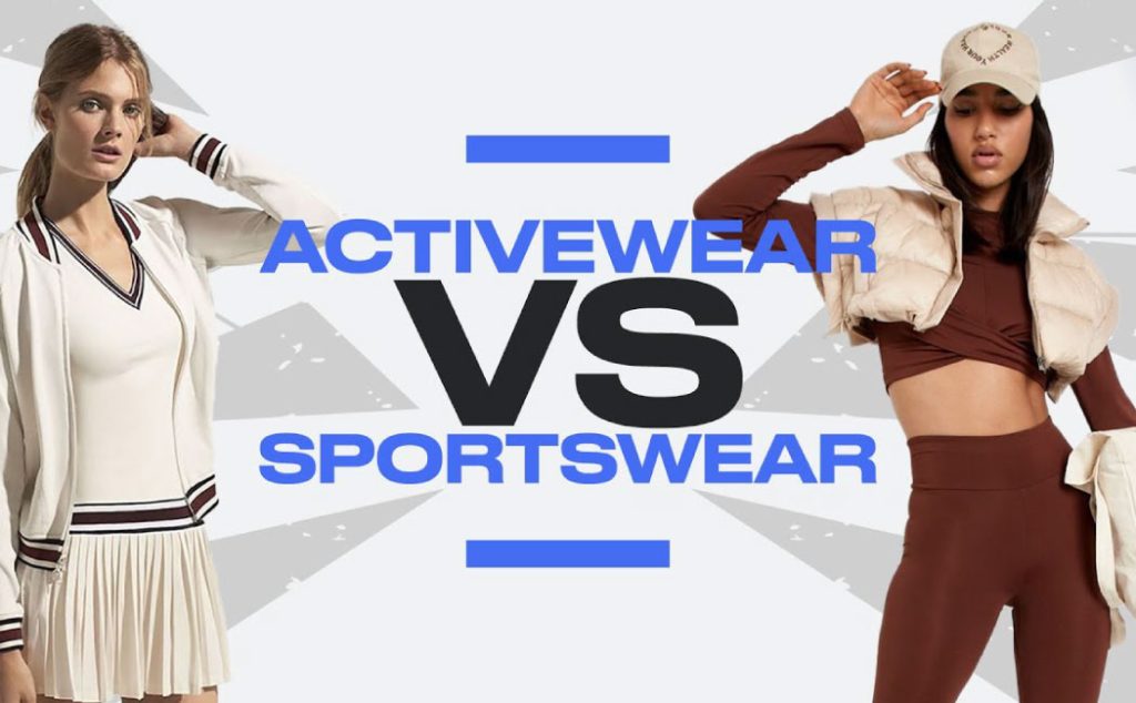 Difference between activewear vs sportswear