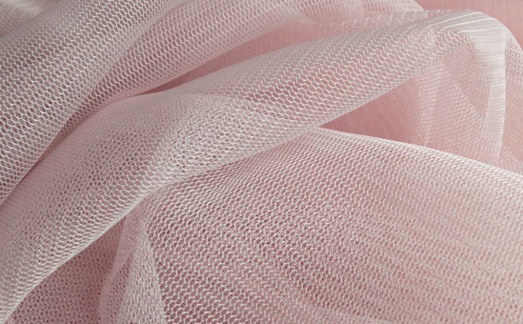 Tulle feathery material