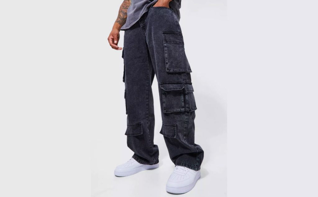 Cargo jeans pant