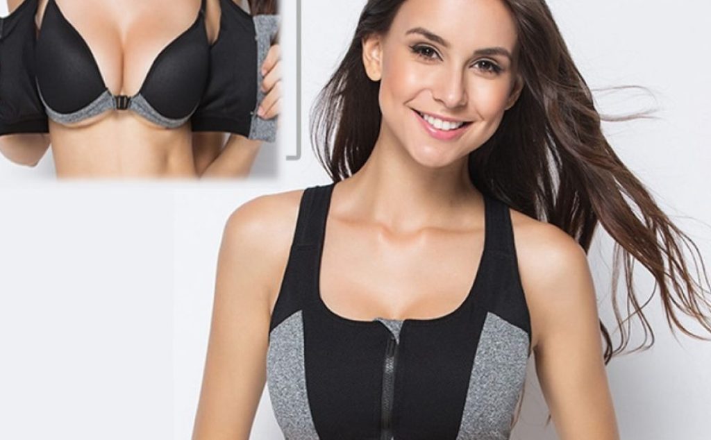 Encapsulation sports bra for women