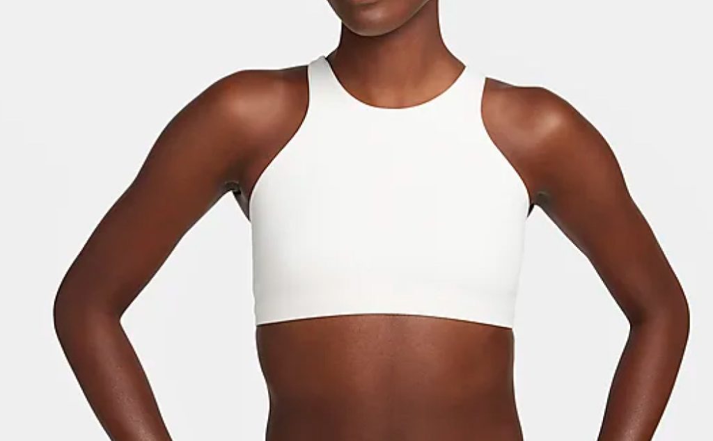 High-neck sports bra