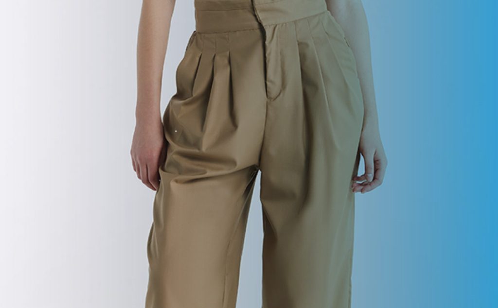 Pleated pants women