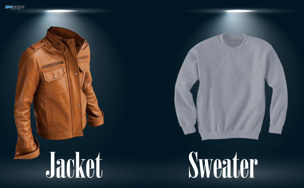 Jacket vs sweater image